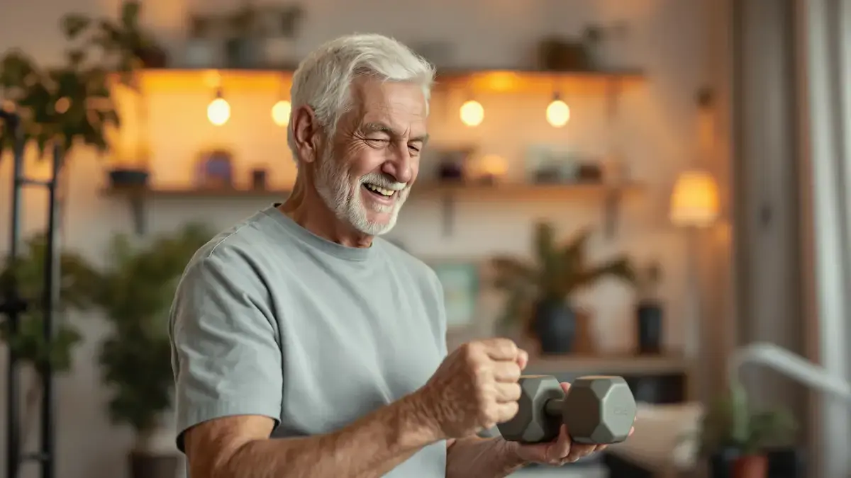 Drie seconden krachttraining per dag zouden voldoende zijn om na je vijftigste sterker te worden, volgens een studie