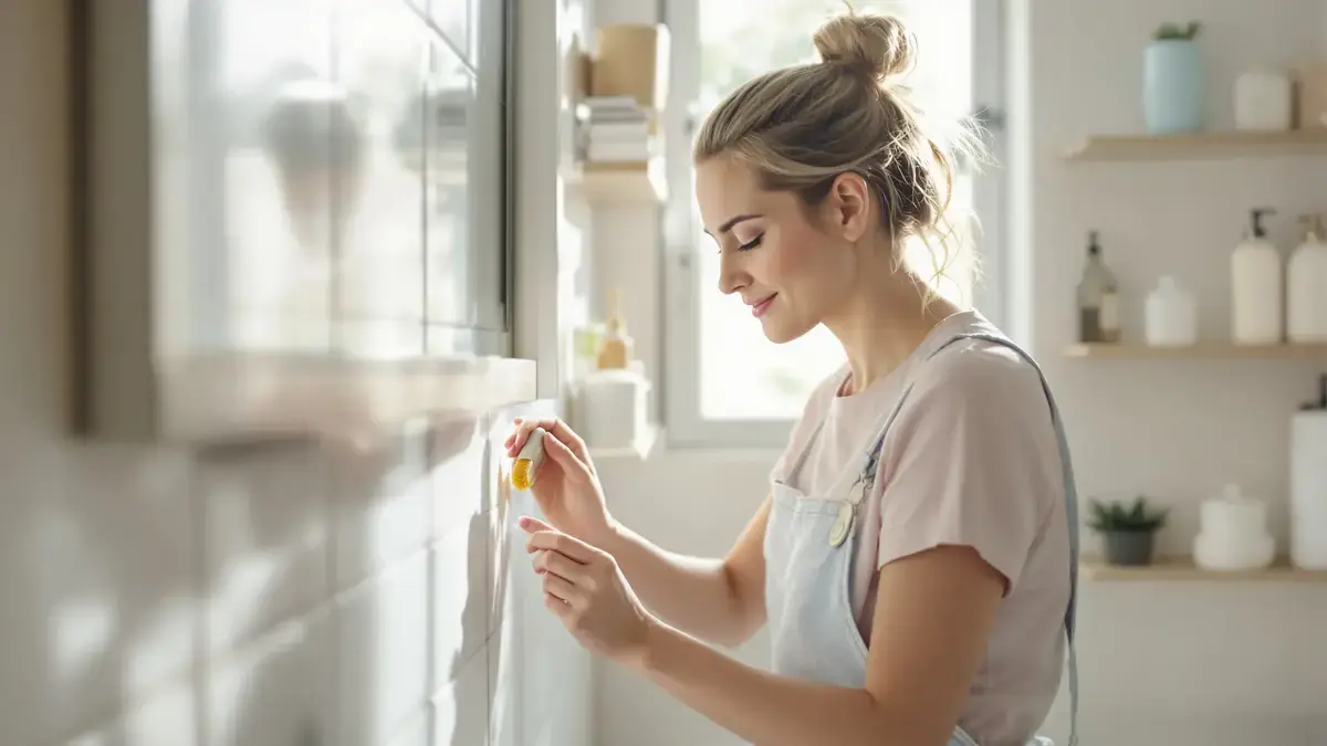Een minuutje in de badkamer volstaat om schimmel op de voegen blijvend te voorkomen