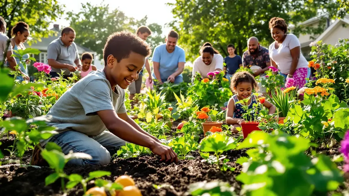 De moestuin van een jongen wordt een levend eerbetoon aan zijn grootmoeder en brengt een hele buurt samen