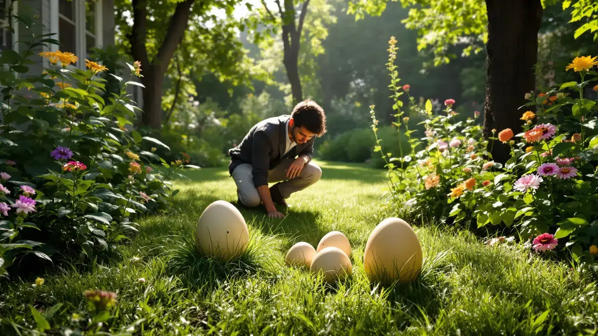 Mysterieuze eieren: onthullingen uit de tuin over een mogelijke onverwachte invasie