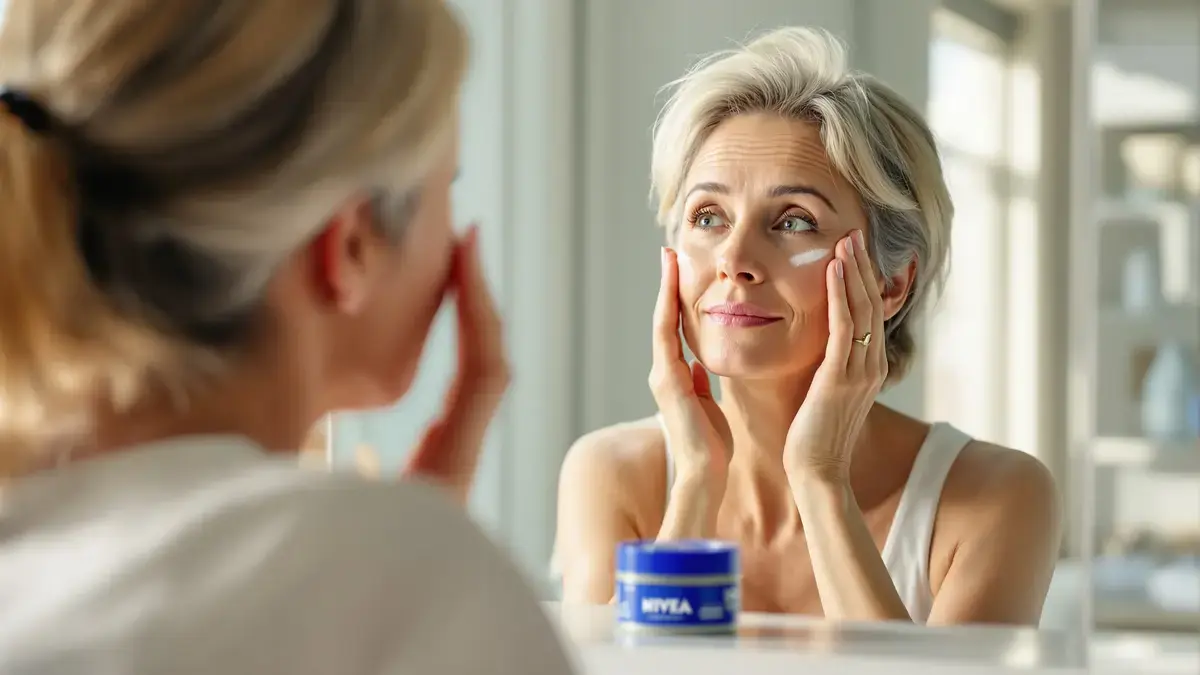 Nivea-crème: wat het iconische blauwe blikje echt doet aan donkere kringen na je vijftigste