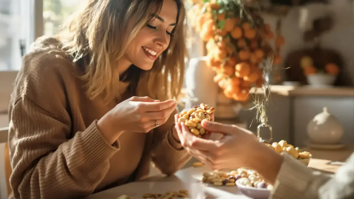 Een handje noten per dag beïnvloedt volgens de wetenschap sterk de zoete trek