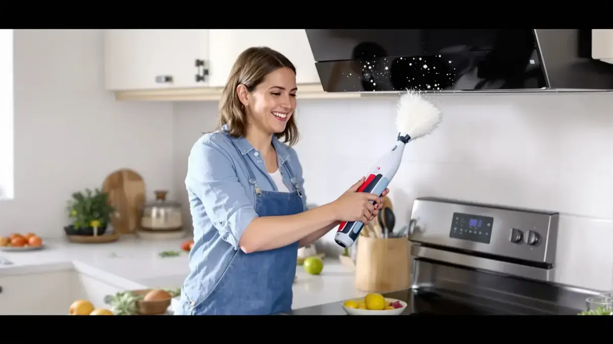 Een onverwacht keukenproduct verwijdert vetspatten van de afzuigkap zonder te schrobben of oplosmiddelen te gebruiken