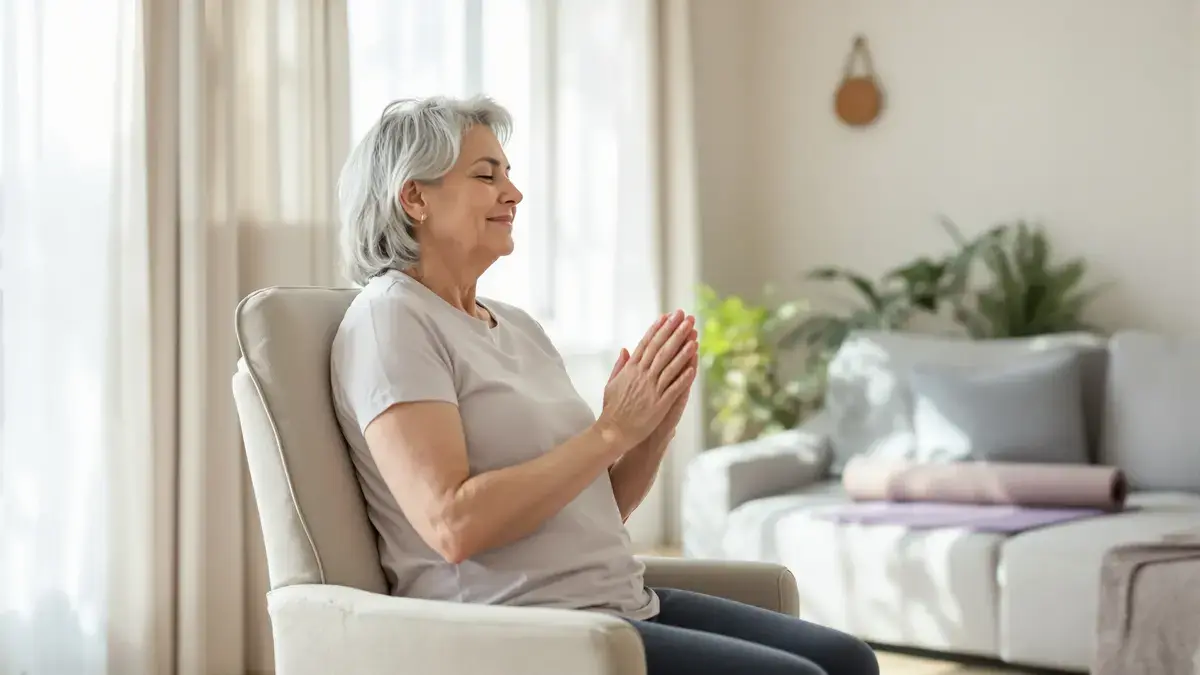 Op 52-jarige leeftijd heeft deze zachte oefening op een stoel mijn houding en energie blijvend veranderd