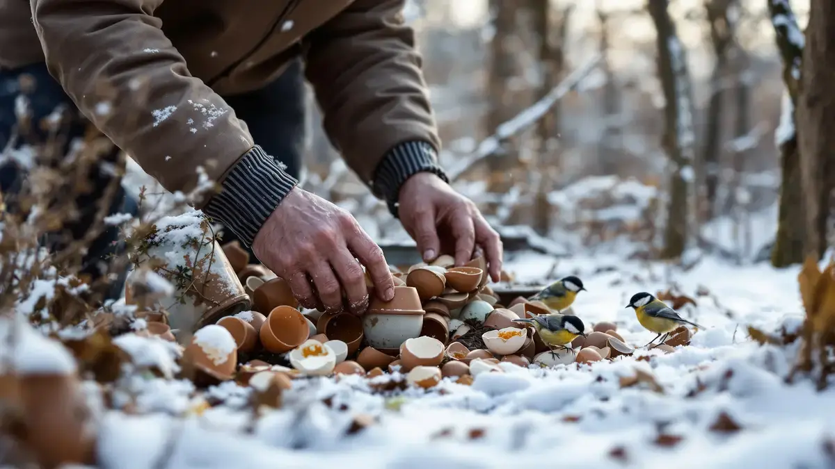 Het weinig bekende effect van oude potten en eierschalen op het overleven van mezen in de winter