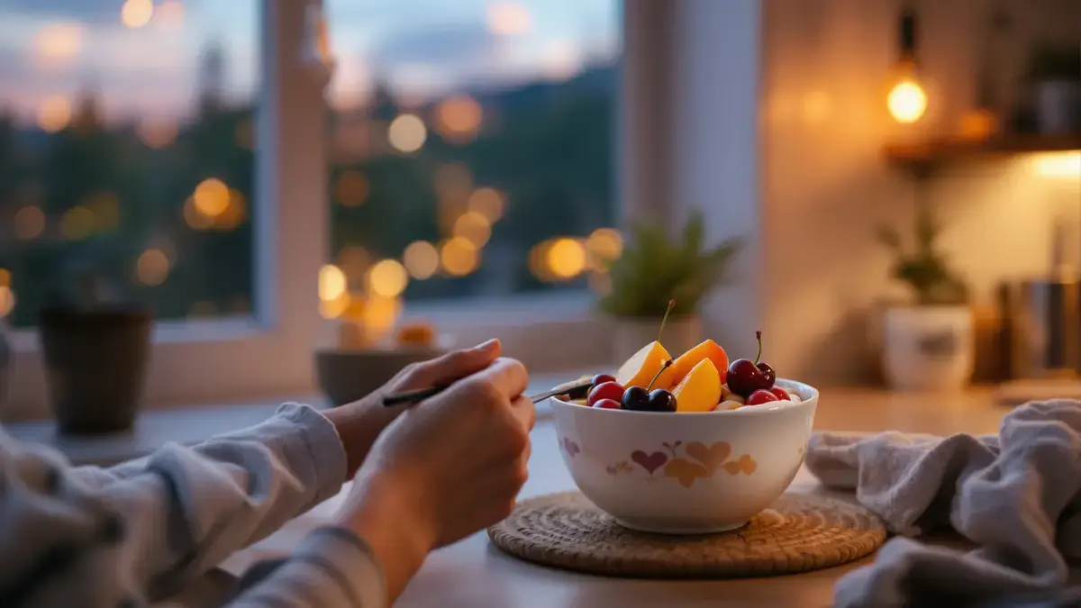 Aan het eind van de dag bevordert deze pitvrucht de slaap, samen met andere belangrijke voedingsmiddelen