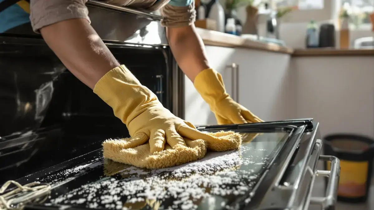 Het versleten kledingstuk dat u nog weggooit, gebruiken professionals nu om de oven moeiteloos schoon te maken