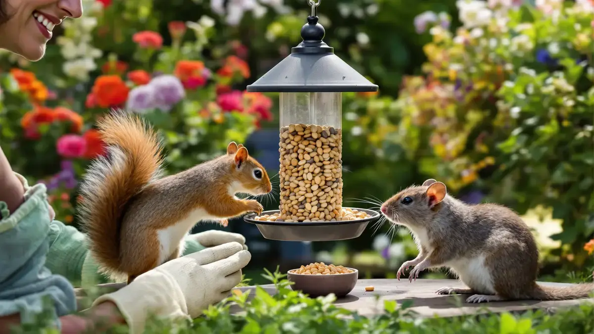 Ratten en eekhoorns plunderen uw voederhuisjes? Dit natuurlijke ingrediënt houdt ze op afstand zonder de vogels in gevaar te brengen