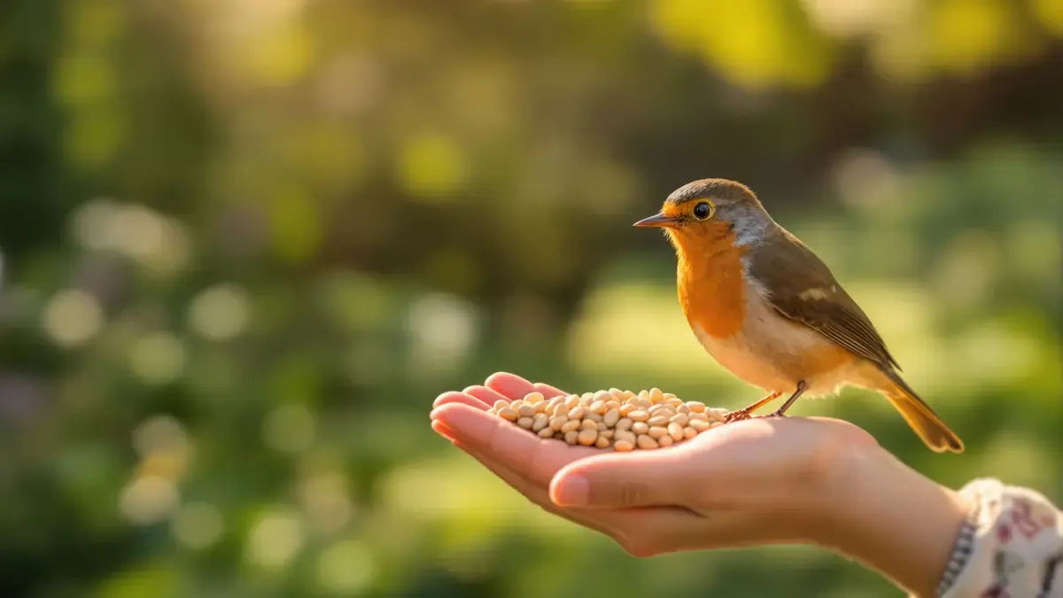 Een roodborstje temmen is mogelijk: dit eenvoudige en respectvolle gebaar volstaat om het vertrouwen van het roodborstje te winnen