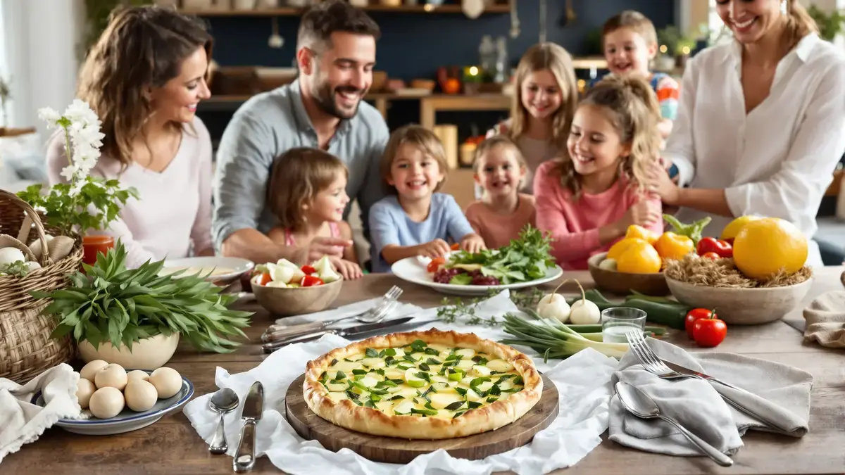 Deze rustieke preientaart met Comté bracht volwassenen en kinderen zonder compromis op één lijn.
