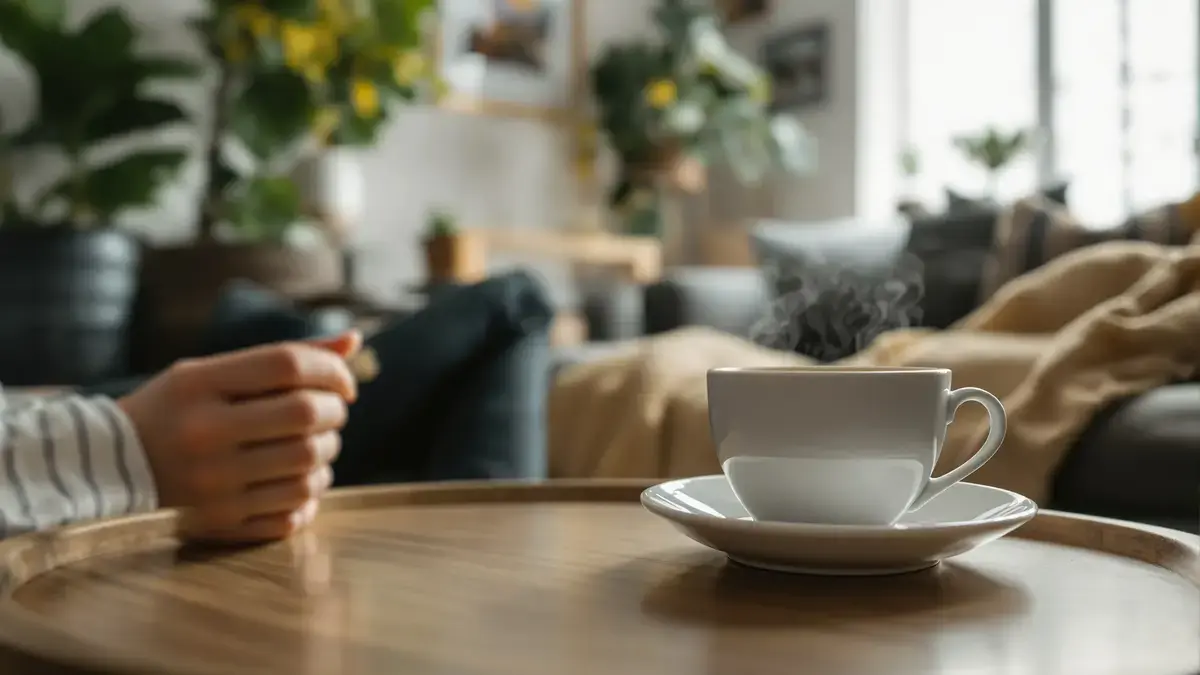 Het schoteltje onder het koffiekopje is niet decoratief, het volgt een veel oudere logica.