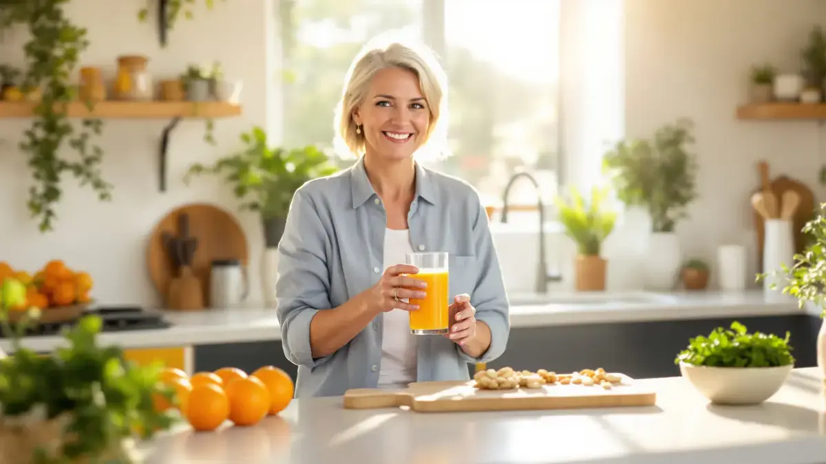 Versgeperst sinaasappelsap: minder bekende aandachtspunten om je gezondheid na je 50e te behouden