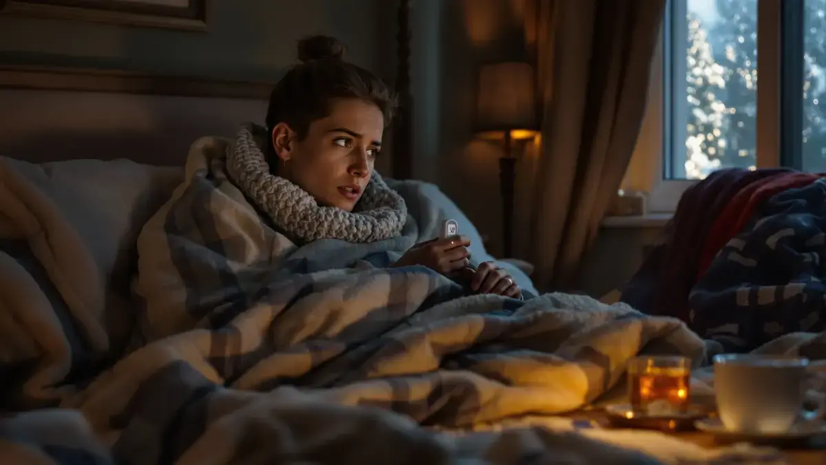 Als de temperatuur in uw slaapkamer onder deze kritieke drempel daalt, wordt uw lichaam de hele winter kwetsbaarder