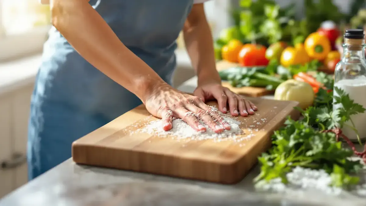 Snijplanken: zout verwijdert bacteriën effectiever dan men denkt