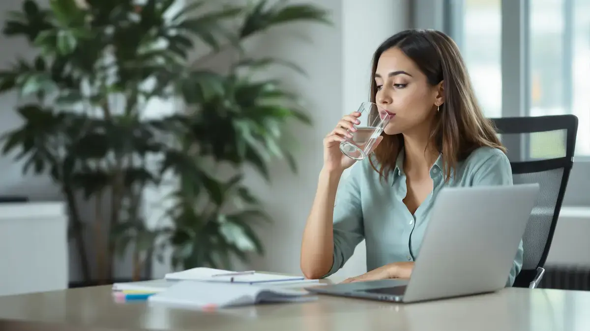 Het stressniveau zou verband kunnen houden met de hoeveelheid water die we drinken, volgens onderzoek