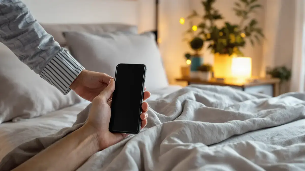 Je telefoon ’s nachts op een vaste plek neerleggen bevordert een diepere en minder onderbroken slaap