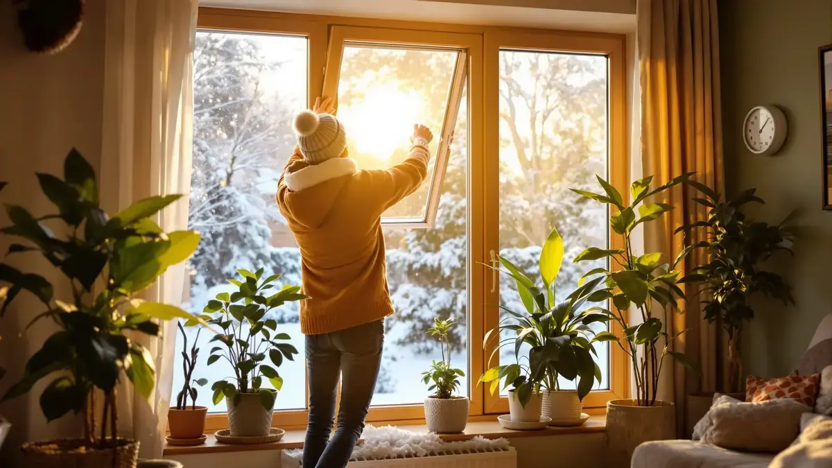 Ventileren op het verkeerde moment in de winter kan de vochtigheid verergeren: zo open je de ramen op het juiste moment