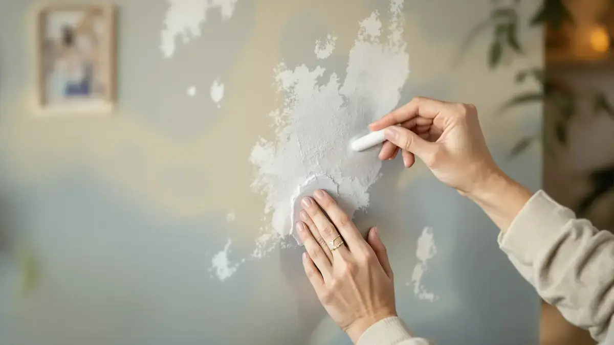 Vetkrijt op de muren: deze onverwachte handeling verwijdert het zonder de verf te beschadigen