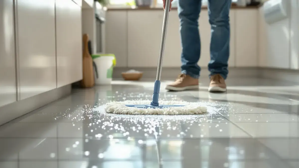 Vloeren reinigen: waarom zout in het water het resultaat echt verbetert