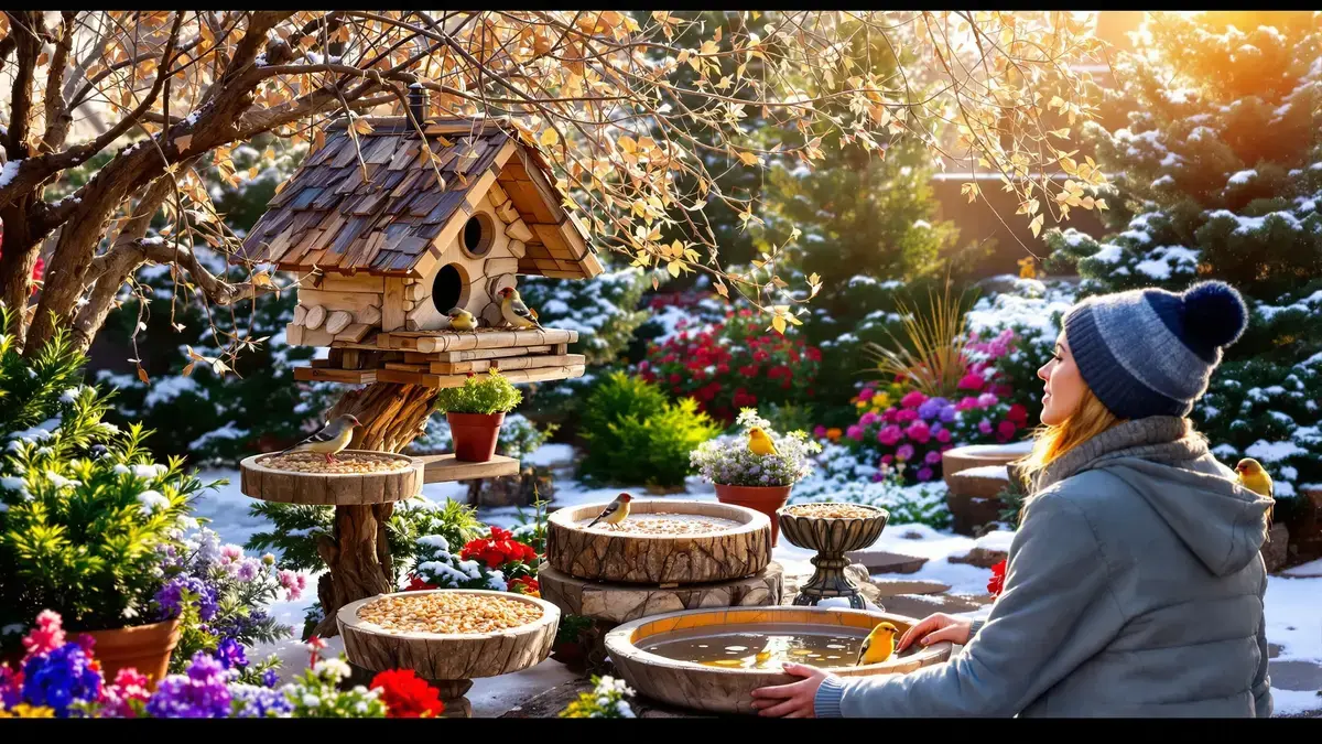 Een plek voor uw vogels inrichten: een weinig bekende oplossing om ze tegen de winterse ontberingen te beschermen