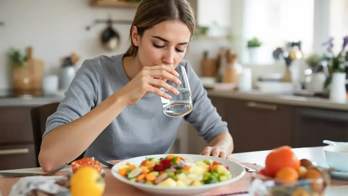 Water drinken tijdens de maaltijd verstoort de spijsvertering subtieler dan eerder gedacht