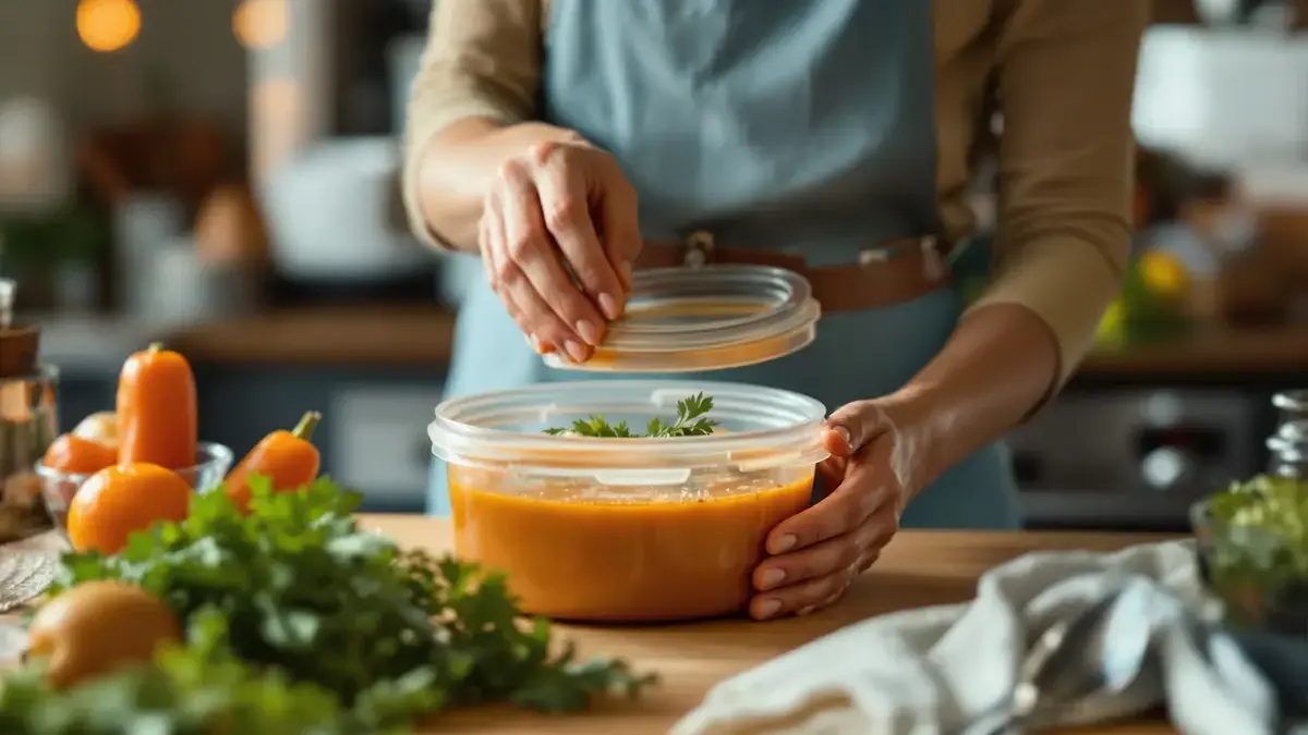 Een zelfgemaakte soep kan haar voedingswaarde sneller verliezen dan u zich kunt voorstellen als ze niet goed bewaard wordt.