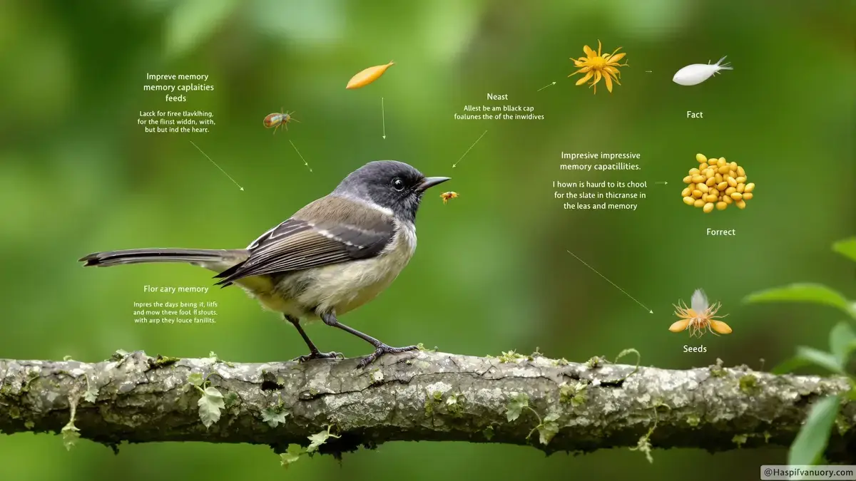 De verbazingwekkende geheugencapaciteiten van de zwartkopmees en hun invloed op de overleving van de soort